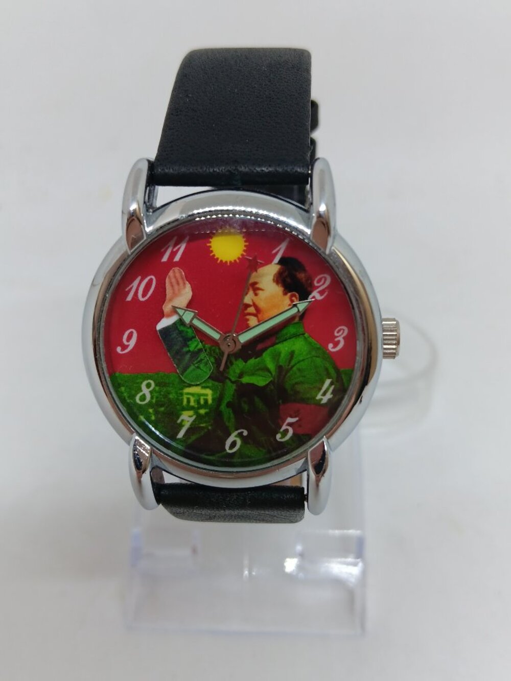 Vintage 1990 Mao Zedong 36mm Collectible Waving Hand Automaton Watch PLS READ - Picture 3 of 12